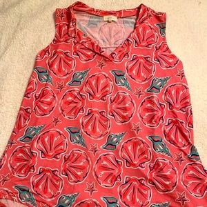 Simply Southern Beach Pink Seashell Dress/Coverup